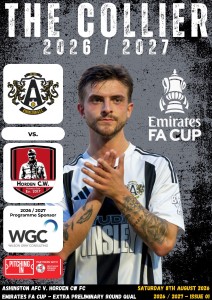 Ashington AFC v Horden Community Welfare FA Cup Saturday 8th August 2026 for sale on Ebay