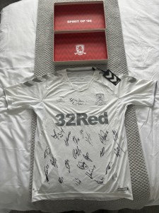 Middlesbrough FC Limited Edition Shirt Signed with Spirit of '86 Box for sale on Ebay