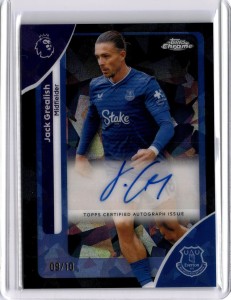 Jack Grealish /10 Auto - Everton - 2026 Topps Sapphire Premier League for sale on Ebay