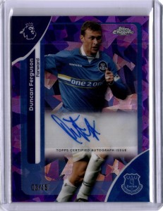 Duncan Ferguson /15 Auto - Everton - 2026 Topps Sapphire Premier League for sale on Ebay