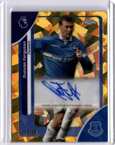 Duncan Ferguson /50 Auto - Everton - 2026 Topps Sapphire Premier League for sale on Ebay