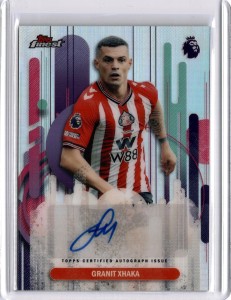 Granit Xhaka Auto - Sunderland - 2026 Topps Finest Premier League for sale on Ebay