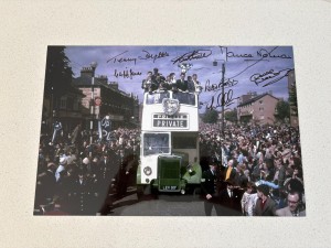 Tottenham Hotspur Multi Signed 1961 Double Winners Photo Spurs Autograph COA for sale on Ebay