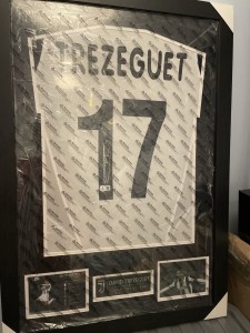 David TREZEGUET Signed Juventus Shirt Framed With Beckett Coa France Icon for sale on Ebay