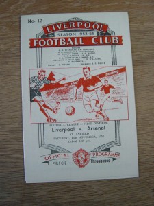 1949/50 LIVERPOOL v DERBY COUNTY for sale on Ebay