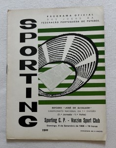 1968  Sporting Club Lisbon  v  Varzim Sport Club Portugal for sale on Ebay