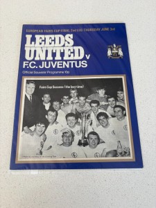 Leeds United Juventus 1971  Fairs Cup Final Programme RARE for sale on Ebay