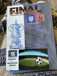 ARSENAL V NEWCASTLE UNITED 16 MAY 98 FA CUP FINAL PROGRAMME G2 for sale on Ebay