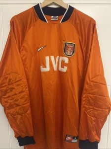 Vintage Arsenal 1997/98 Goalkeeper Shirt - Large for sale on Ebay