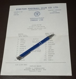 1979/80 Everton v Leeds United - Reserves (TEAMSHEET) Central League Pontins etc for sale on Ebay