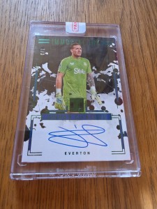 🔥🔥 Only 1/3 & Auto Jordan Pickford Everton Immortal Ink Impeccable 🔥🔥 for sale on Ebay