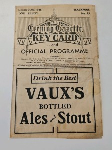 Middlesbrough V Blackpool Fa Cup Fourth Round Second Leg 1946 for sale on Ebay