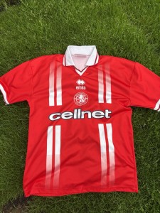 Vintage Middlesbrough FC Errea 1998 - 99 Home Shirt  Size Small for sale on Ebay
