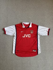 Vintage Arsenal 1998-1999 Home Football Shirt Nike JVC Premier League 90’s XL for sale on Ebay