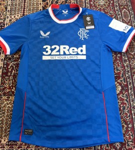 Men’s Castore Rangers FC 2022-2023 Blue Home Football Shirt In Medium BNWT for sale on Ebay