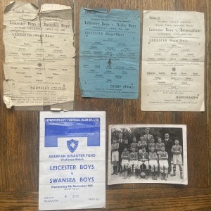 1944/45 & 1966 LEICESTER CITY SCHOOLBOY Programmes. Fragile & Rare. for sale on Ebay