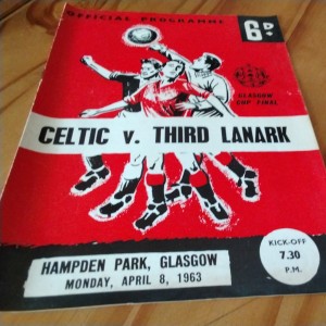 Celtic v Third Lanark  Scottish  Glasgow Cup Final Football Programme  8/4/1963. for sale on Ebay