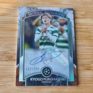 Topps UCL Museum 2022/23 Kyogo Furuhashi Celtic Auto AA-KF 162/299 for sale on Ebay