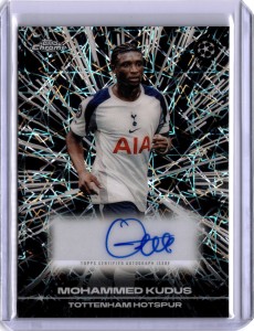 Mohamed Kudus Auto Black Lazer - Tottenham - 2025-26 Topps Chrome UCC  for sale on Ebay