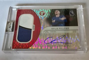 Topps Pristine Premier League Cole Palmer Chelsea Auto Patch Relic 3/5 for sale on Ebay