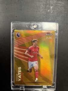 Ryan Yates /50 Swerve Topps Finest Premier League 2026 Nottingham Forest /50 for sale on Ebay