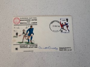 Matt Busby Signed Manchester United 1968 European Cup Final First Day Cover for sale on Ebay