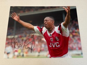 Ian Wright Signed Arsenal Photo Arsenal Autograph COA for sale on Ebay