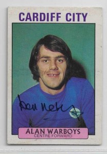 Alan Warboys - CARDIFF CITY - Signed 1971-72 A & BC Gum Card for sale on Ebay