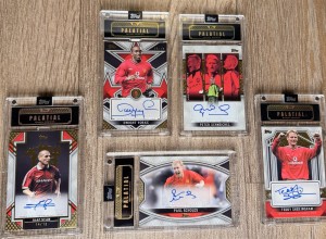 x5 Autos - Full Treble Winners Box - Topps Palatial Manchester United 2025/25 for sale on Ebay