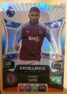 Panini Adrenalyn XL 2024 Douglas Luiz Excellence Card Premier League Rare Villa for sale on Ebay