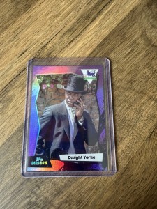 Topps Decades 1990s Dwight Yorke Image Variation Aston Villa Manchester United for sale on Ebay