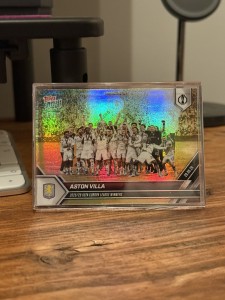 2025-26 Topps Now Gold Card UEFA Europa League Win 45/50 #31 Aston Villa Squad for sale on Ebay