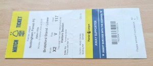 Nottingham Forest v Aston Villa 2022/23 TICKET for sale on Ebay
