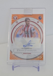 Yehor Yarmolyuk Topps Pristine Premier League 2026 Auto Orange /25 Brentford for sale on Ebay
