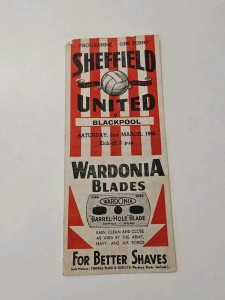 Sheffield United V Blackpool 1946 for sale on Ebay