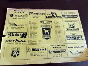 Keps Finland V Ipswich Town Friendly Football Programme 25/7/1980s for sale on Ebay