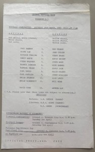 1979/80 Arsenal Reserves v Reading Football Combination at Highbury for sale on Ebay