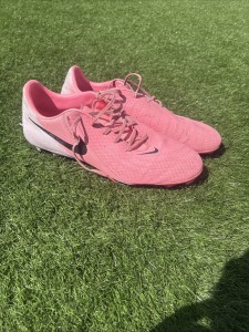 Nike Phantom GX II Academy FG/MG White/Pink Size UK 9 Football Boots for sale on Ebay