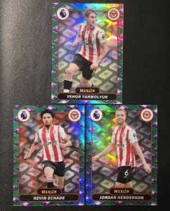 2025-26 Topps Merlin PL Brentford 3 x SP VHS Inserts Bundle, Yarmolyuk, Schade for sale on Ebay