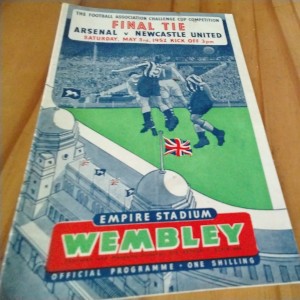 Arsenal v Newcastle United FA Cup Final Football Programme 3/5/1952. for sale on Ebay