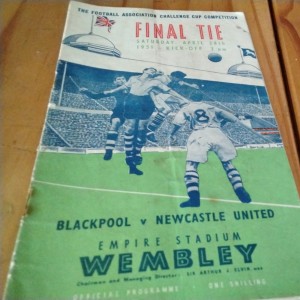 Blackpool v Newcastle United FA Cup Final Football Programme 28/4/1951. for sale on Ebay