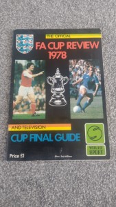 Official FA Cup Review 1978 And Television Cup Final Guide for sale on Ebay