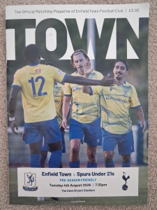 2026/27 ENFIELD TOWN v TOTTENHAM HOTSPUR/SPURS Under 21s Pre-Season Friendly for sale on Ebay