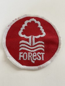 Vintage 1980s Nottingham Forest Football Club Supports Patch. for sale on Ebay