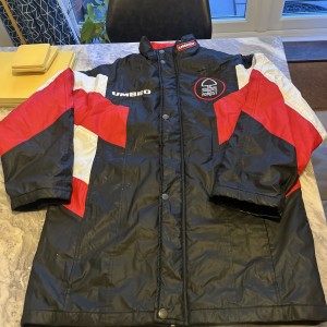 Nottingham Forest Vintage  Youths Umbro Cost/jacket for sale on Ebay