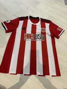 Adidas Sheffield United 2019-2020 Home Shirt Size Large for sale on Ebay