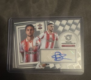 Panini EFL 2020 Southampton Taylor Harwood-Bellis Auto AUT-42 Football Card for sale on Ebay