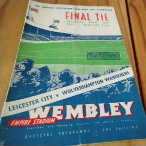 Leicester City v Wolves FA Cup Final Football Programme 30/4/1949. for sale on Ebay