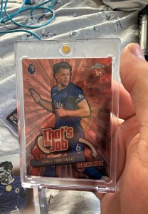 Topps 2025-26 Chrome Premier League THJ-9 Tarkowski Everton SuperFractor 1/1 for sale on Ebay