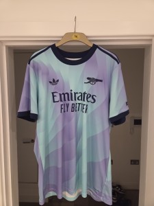 Arsenal 3rd Third Kit XL Mens Monsters Inc Shirt Havertz Genuine Official Shirt. for sale on Ebay